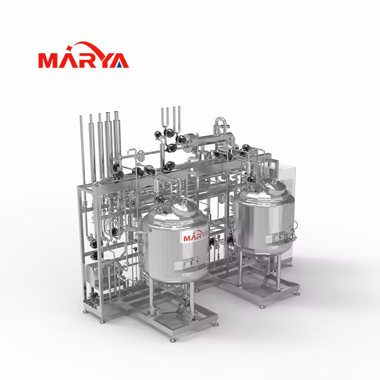 Marya 1000L Stainless Steel Inside Mirror Beer Conical Wine Tank Fermentation Tank Mixing Storage Tank Provider